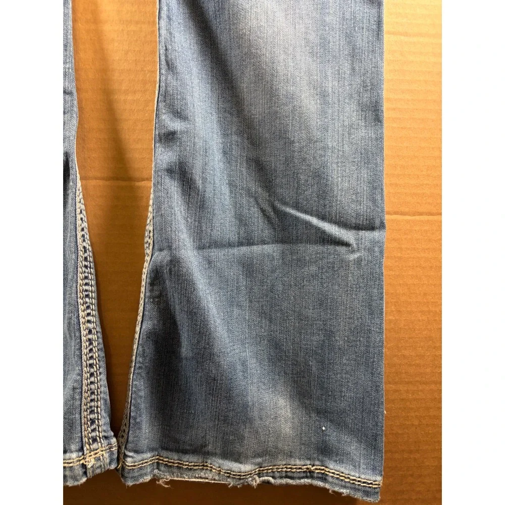 Silver Jeans Co Lola Jeans Womens 32x30 Blue Bootcut Mid Rise Contrast Stitch
